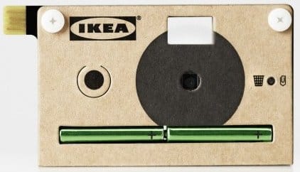 camara de cartón de ikea