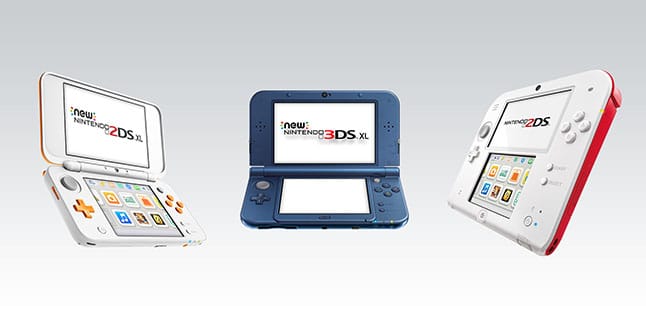 Nintendo 3DS y Nintendo 2DS